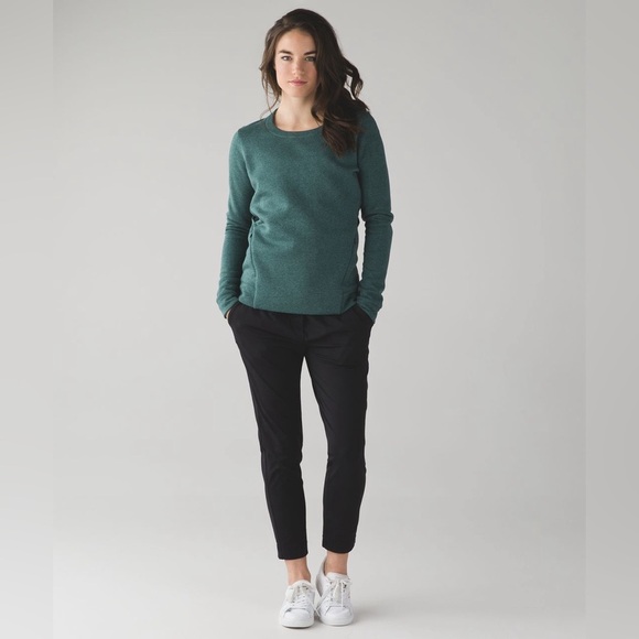 Lululemon & Go Endeavor Long Sleeve sweatshirt in Deep Green size 6 women’s - Picture 4 of 12